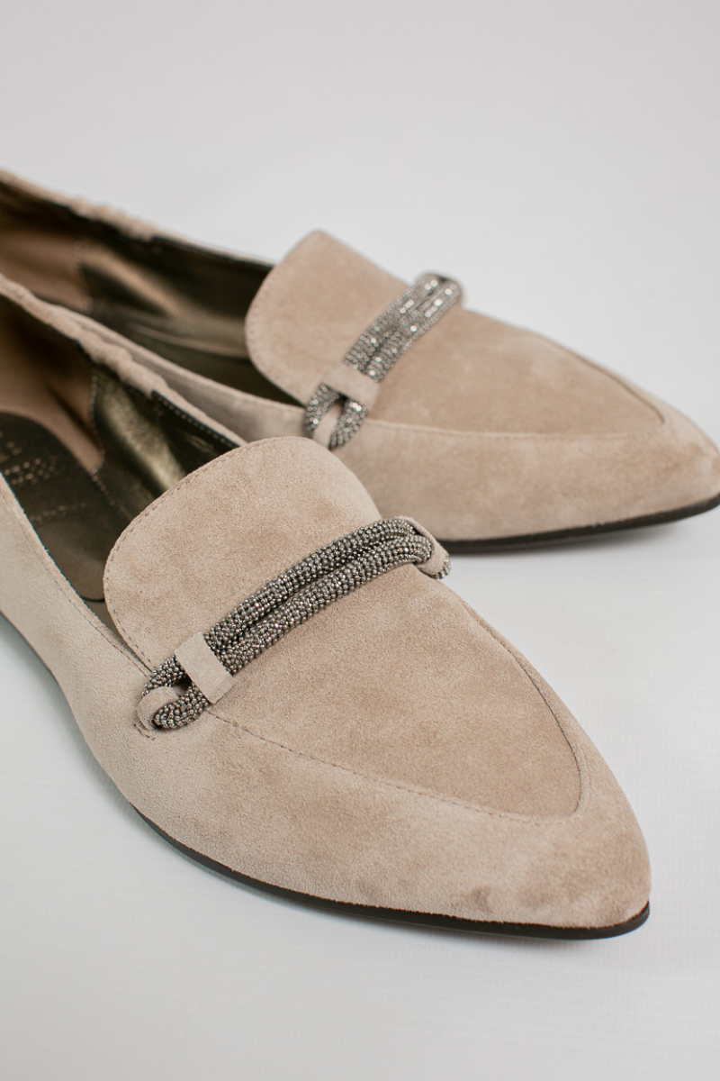 Brunello Cucinelli Embellished suede loafers MZSFC2012C8275