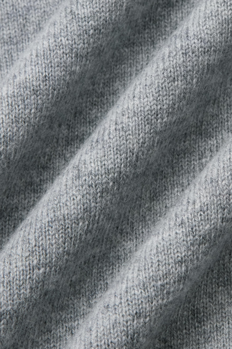 MooRER CANTONIMLL Long Sleeve V Neck Sweater Grigio