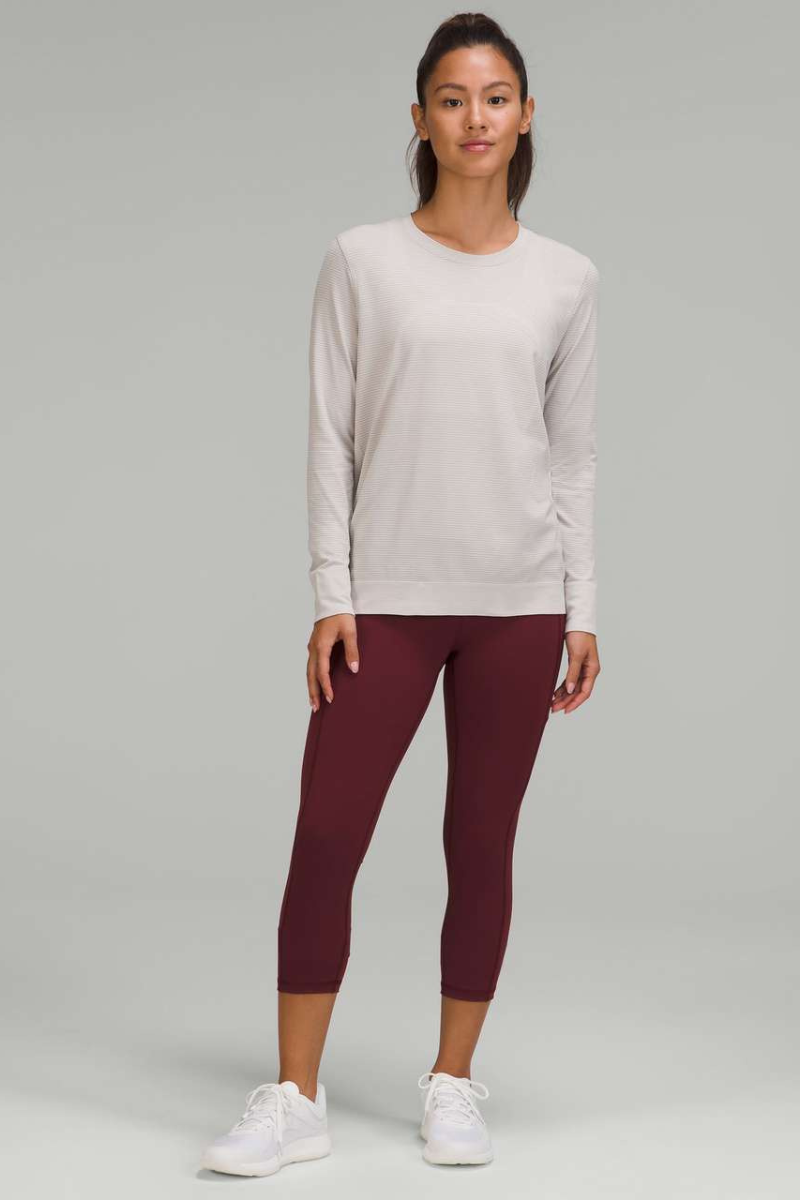 Lululemon Swiftly Relaxed-Fit Long Sleeve  White