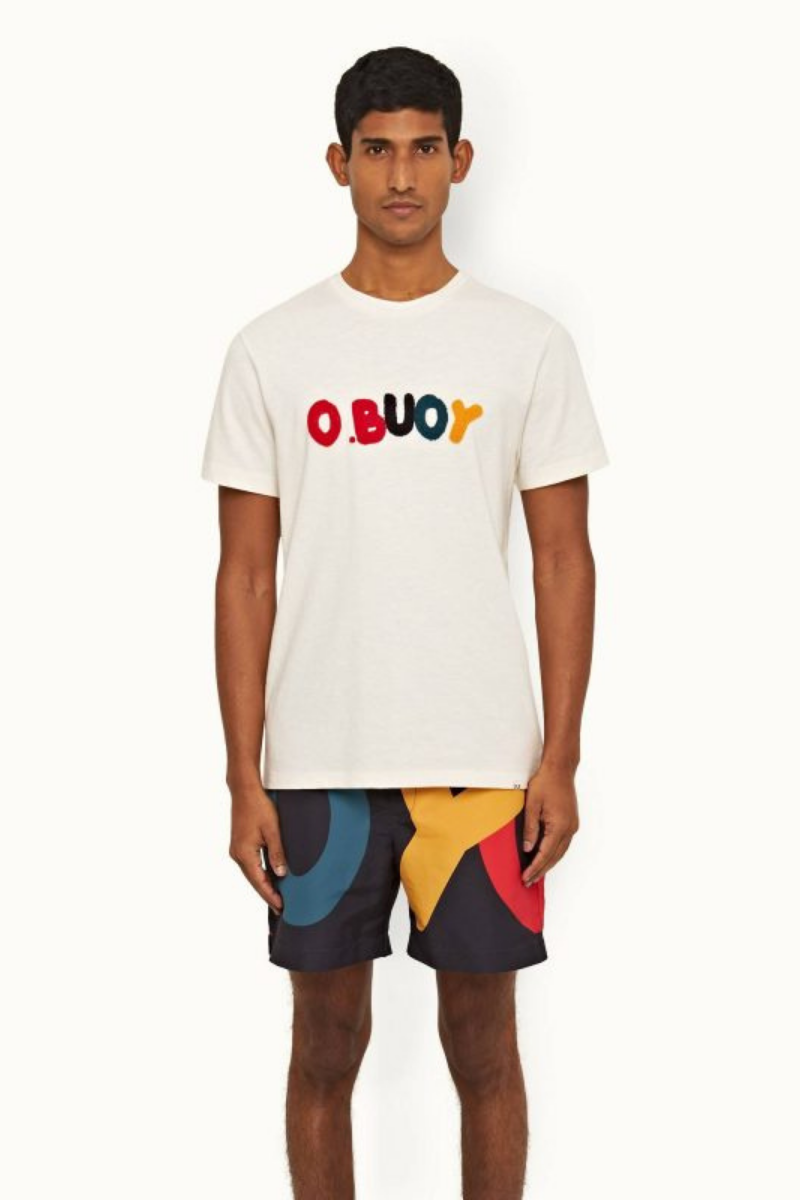 Orlebar Brown OB CLASSIC TEE O. BUOY-277840-WHITE SAND