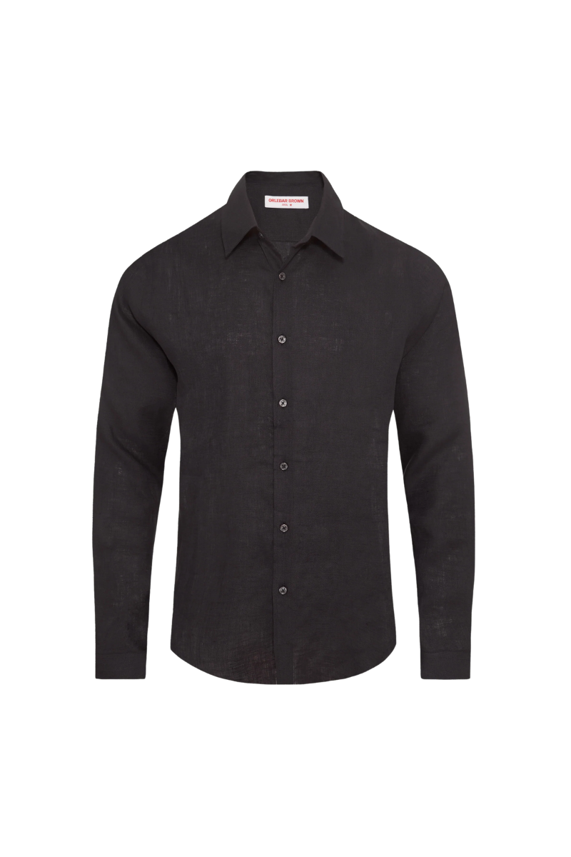 Orlebar Brown Giles Cotton/Cashmere Cls-273135-Dark Grey Melange
