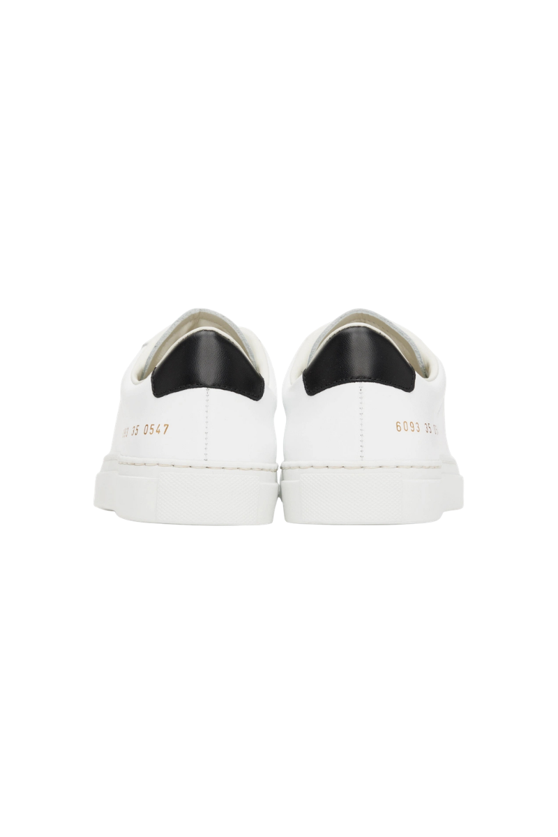 Common Projects Retro Low Womens 6093-White/Black