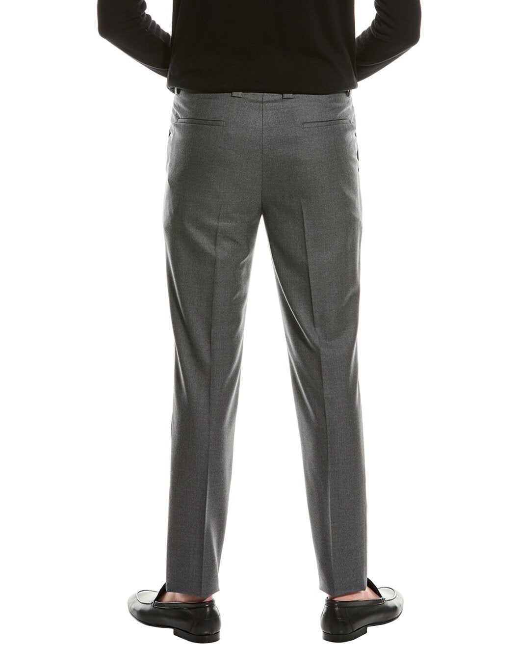 BRUNELLO CUCINELLI MEN'S 100% VIRGIN WOOL CASUAL GRAY PANTS/TROUSERS