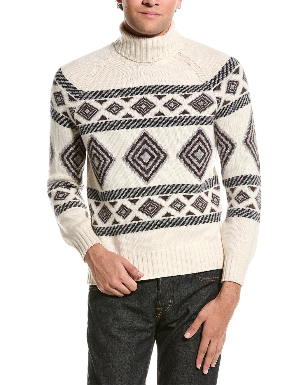 BRUNELLO CUCINELLI MEN'S 100% CASHMERE TURTLENECK SWEATER/PULLOVER NEW