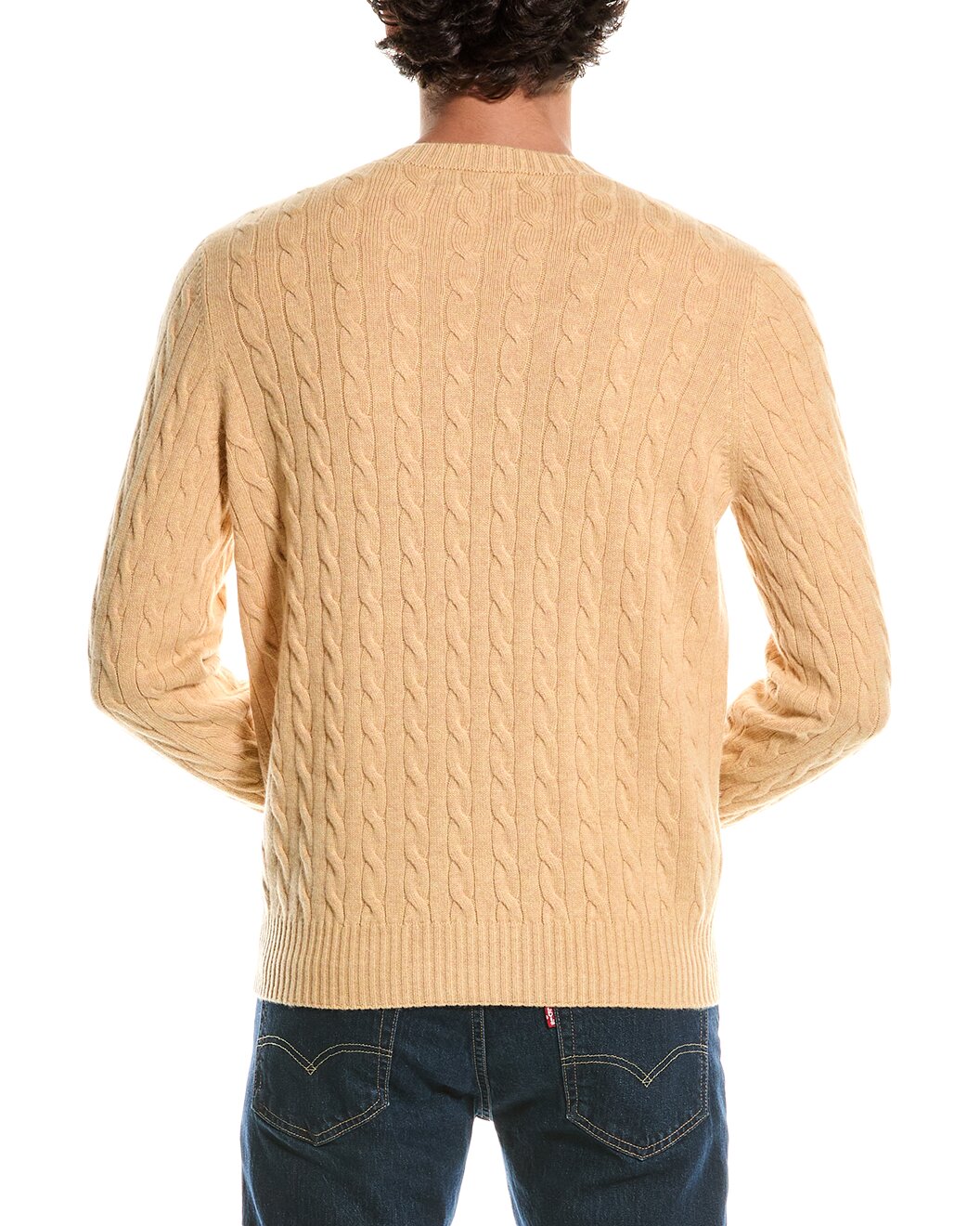 BRUNELLO CUCINELLI MEN'S 100% CASHMERE CABLE KNIT CREW NECK SWEATER/PULLOVER NEW