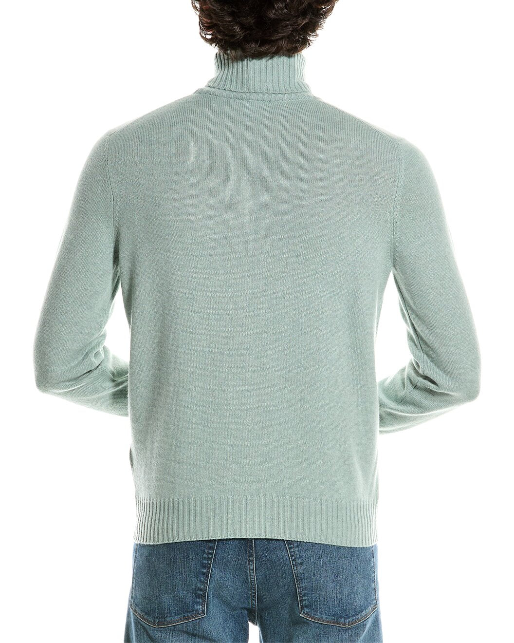 BRUNELLO CUCINELLI MEN'S 100% CASHMERE CASUAL TURTLENECK SWEATER