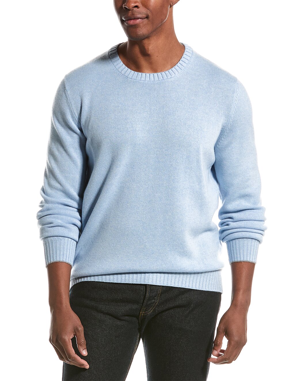 BRUNELLO CUCINELLI MEN'S 100% CASHMERE CREW NECK CASUAL PULLOVER/SWEATER
