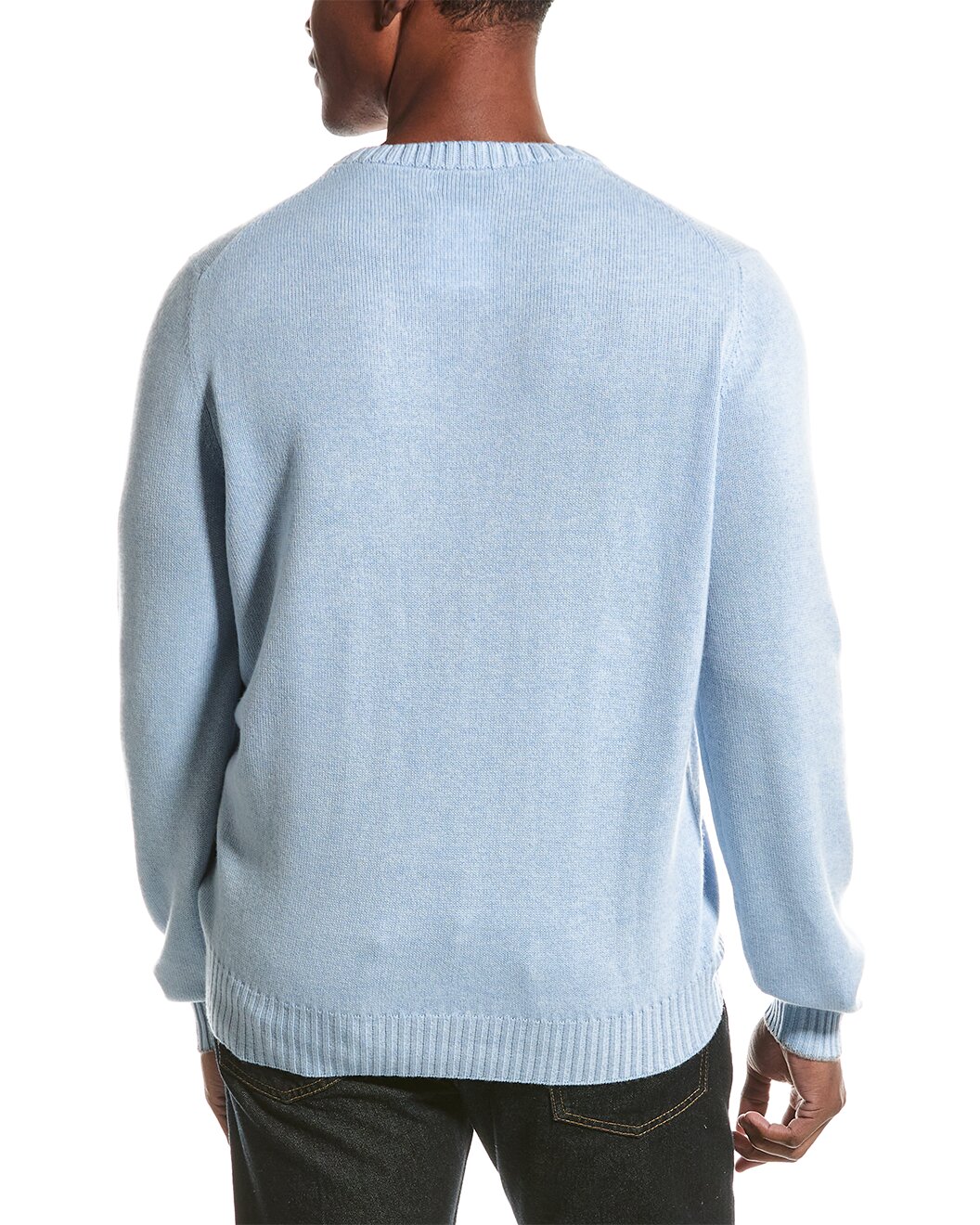 BRUNELLO CUCINELLI MEN'S 100% CASHMERE CREW NECK CASUAL PULLOVER/SWEATER