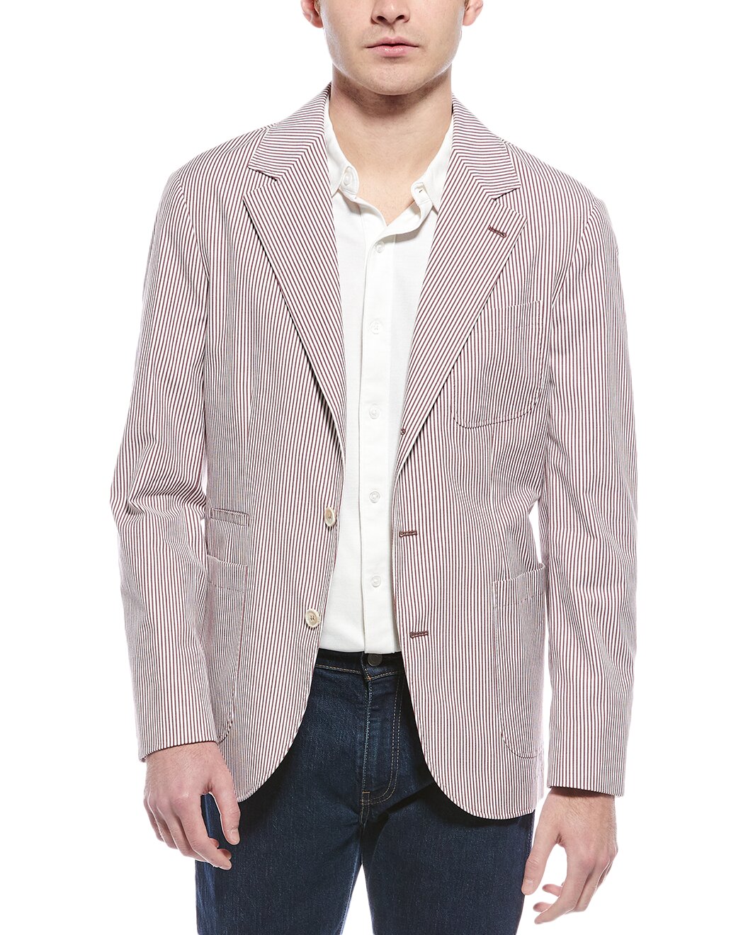 BRUNELLO CUCINELLI MEN'S CASUAL 100% COTTON 3 BUTTON BLAZER/JACKET NEW