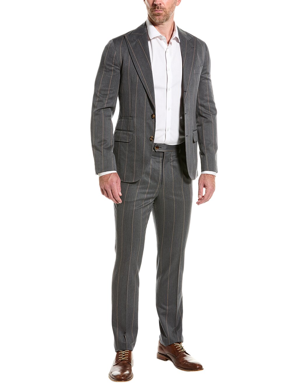 BRUNELLO CUCINELLI MEN'S SUIT MQ488LBFH_C006 NWT