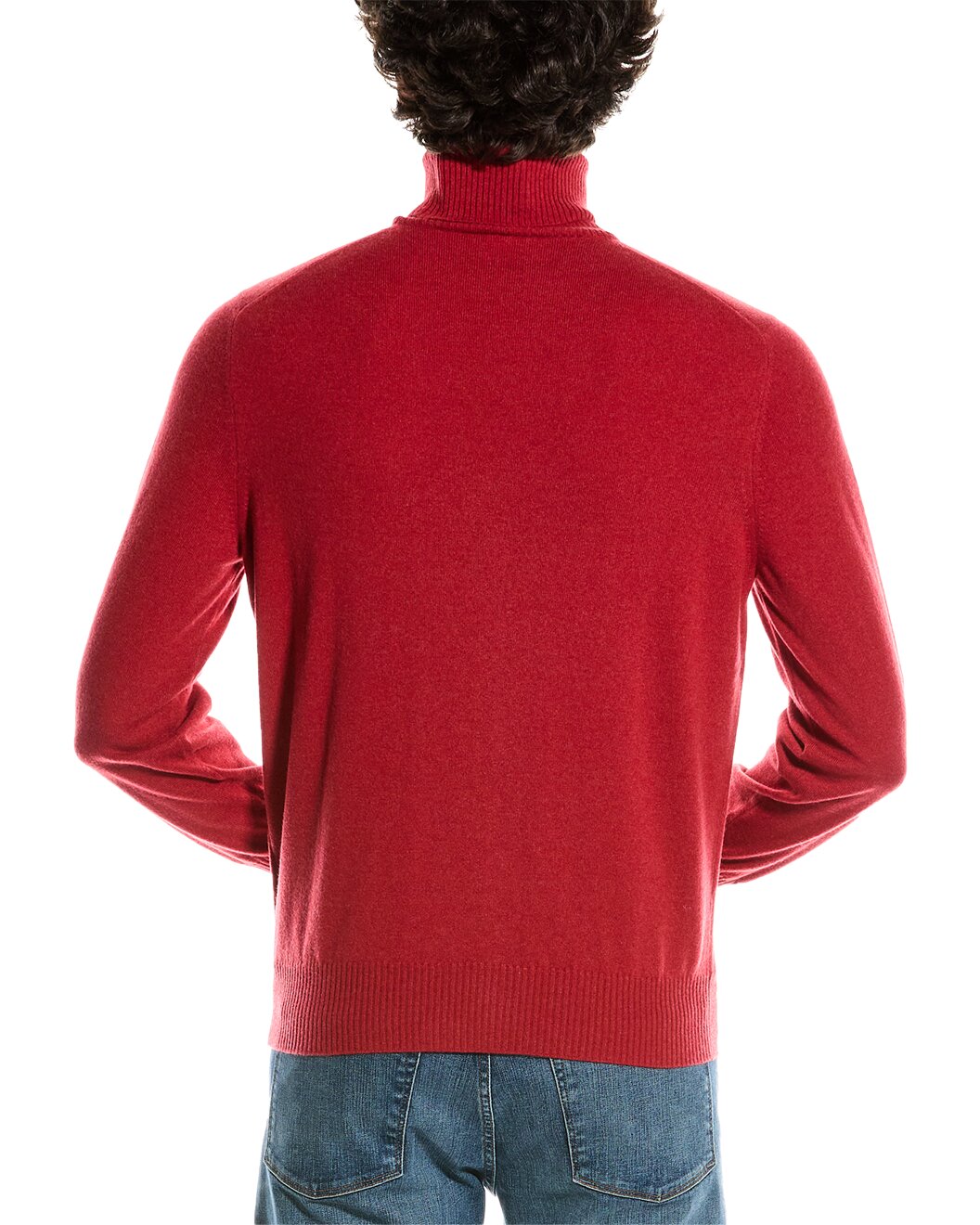 BRUNELLO CUCINELLI MEN'S 100% CASHMERE TURTLUE NECK SWEATER