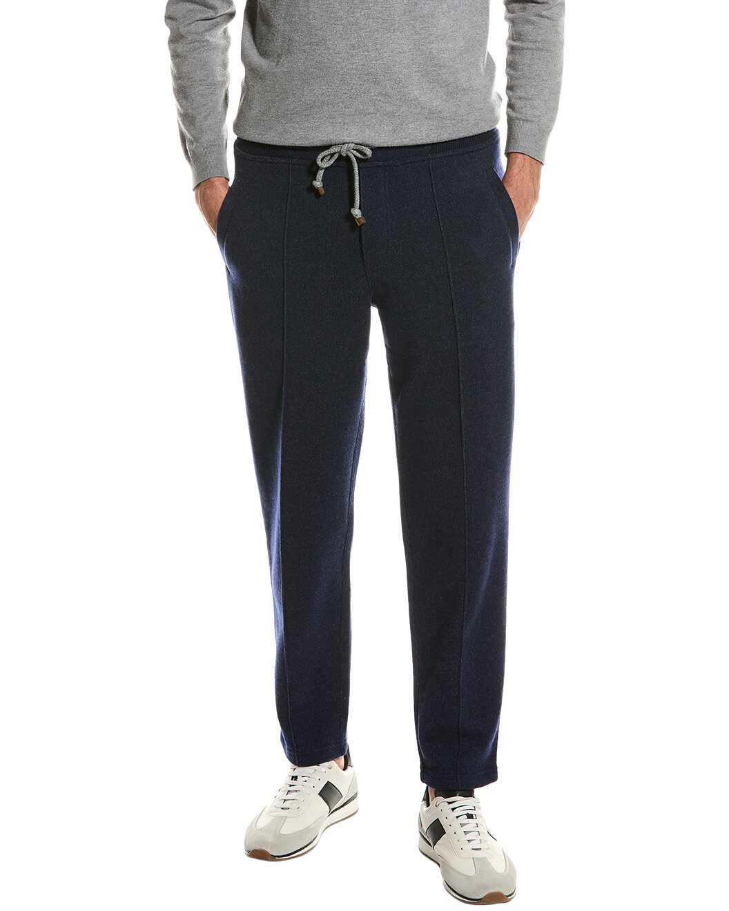BRUNELLO CUCINELLI MEN'S 100% CASHMERE ATHLETIC FASHION GYM/SWEATPANTS
