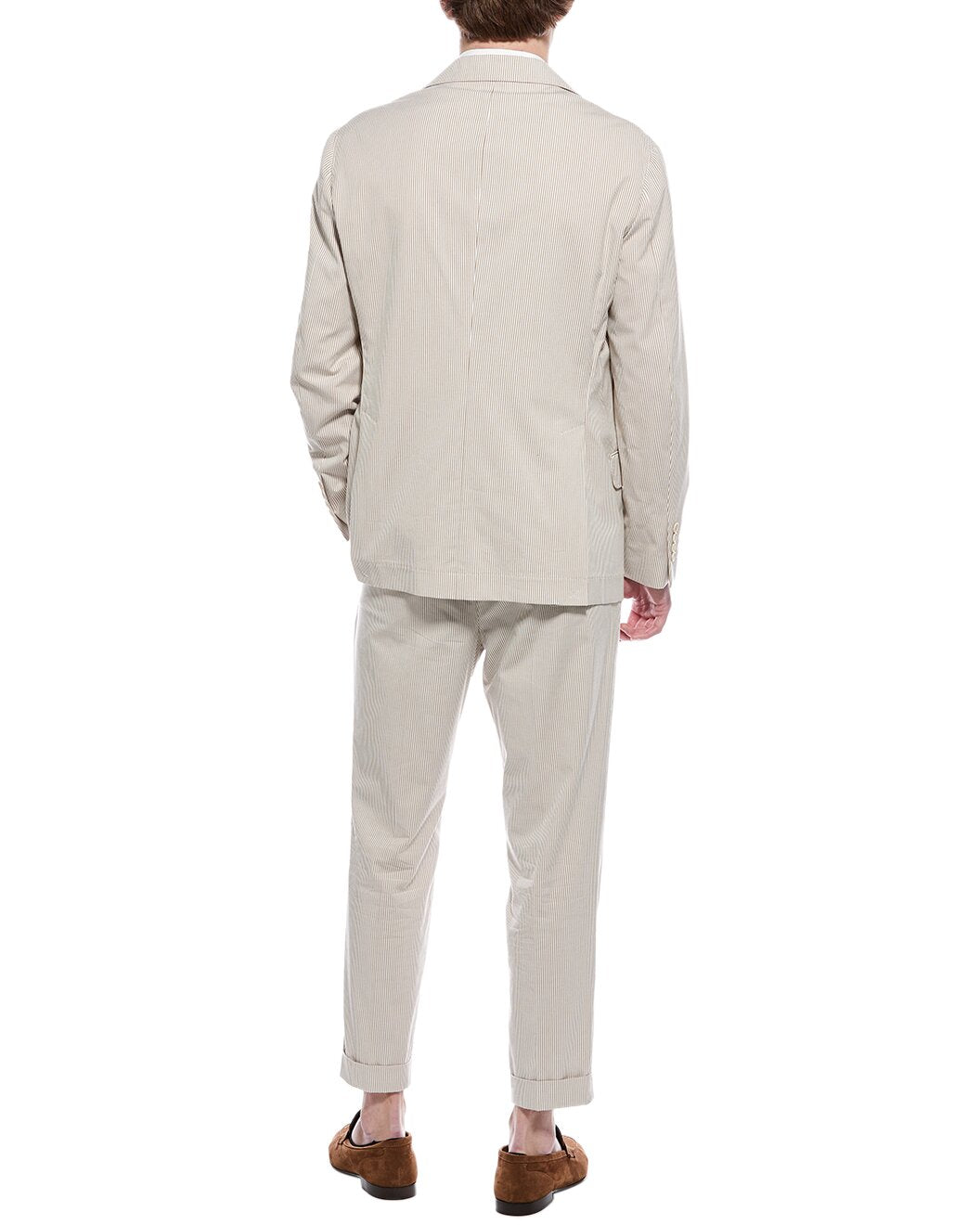 BRUNELLO CUCINELLI MEN'S SUIT MS438LDWH_C002 NWT