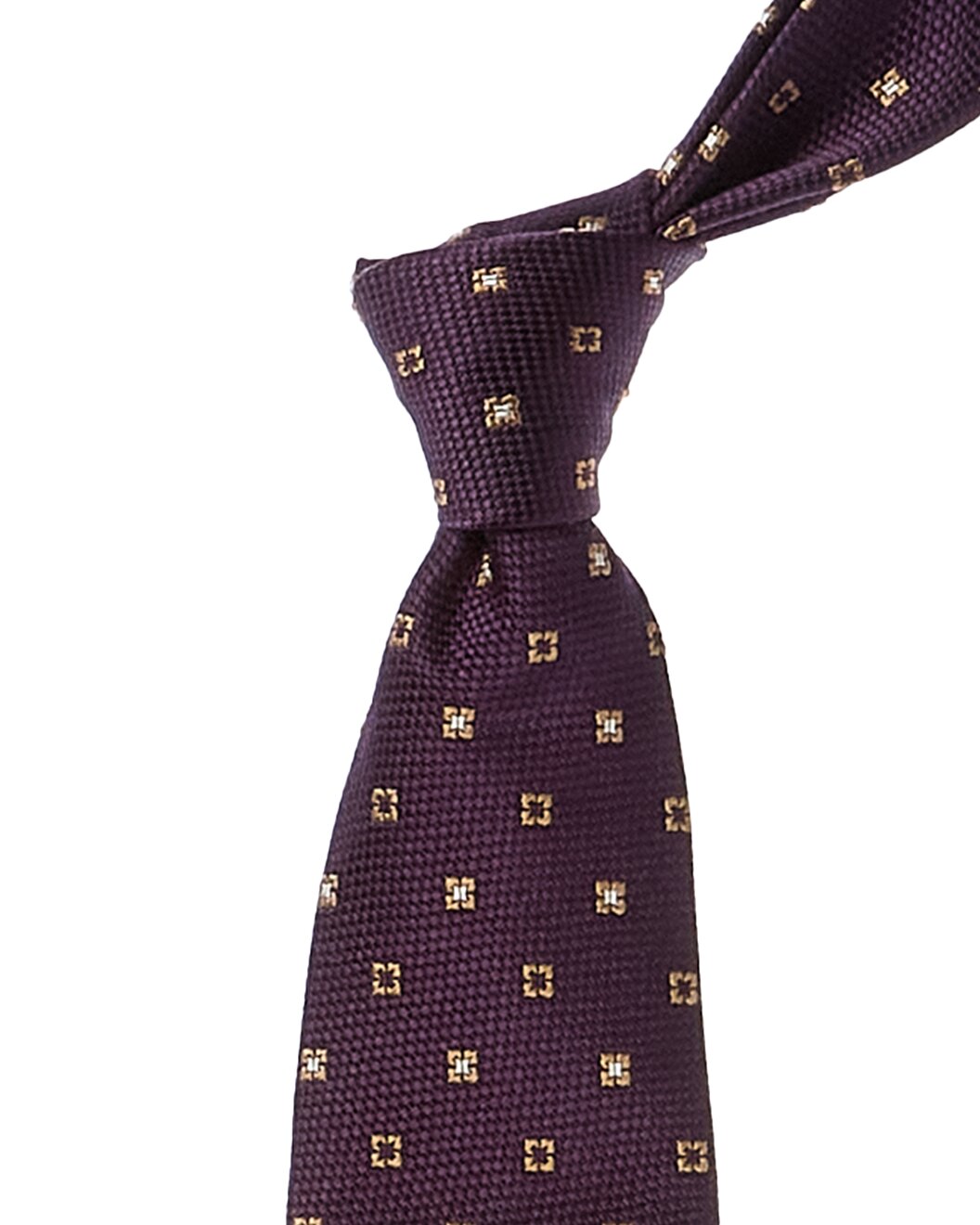 BRUNELLO CUCINELLI MEN'S 100% SILK GEOMETRIC TIE NEW