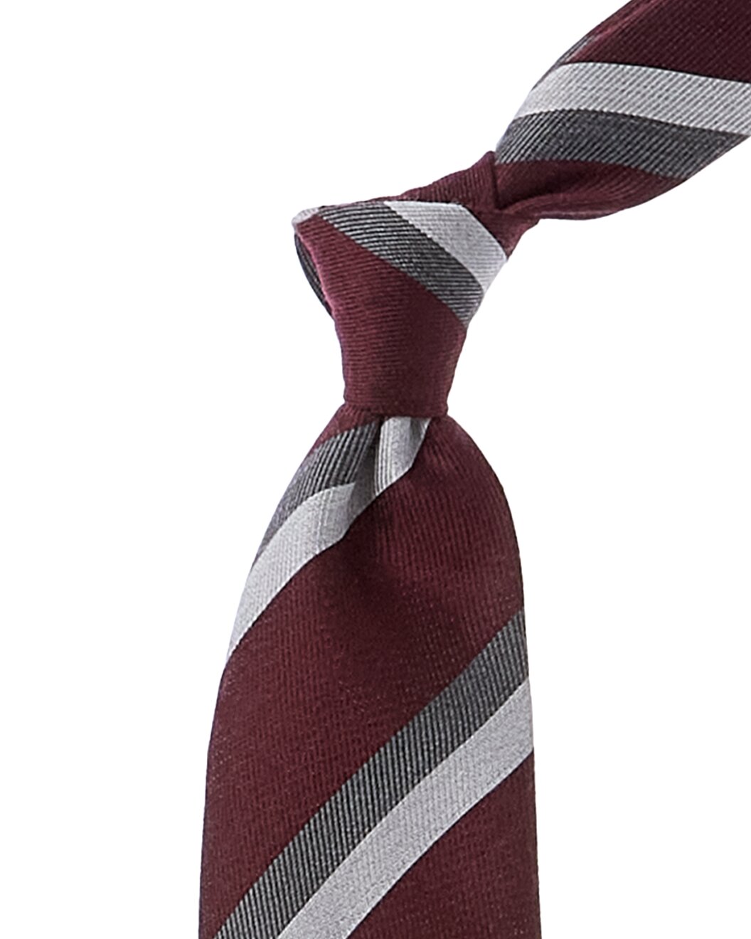 BRUNELLO CUCINELLI MEN'S WOOL BLEND STRIPED TIE NEW