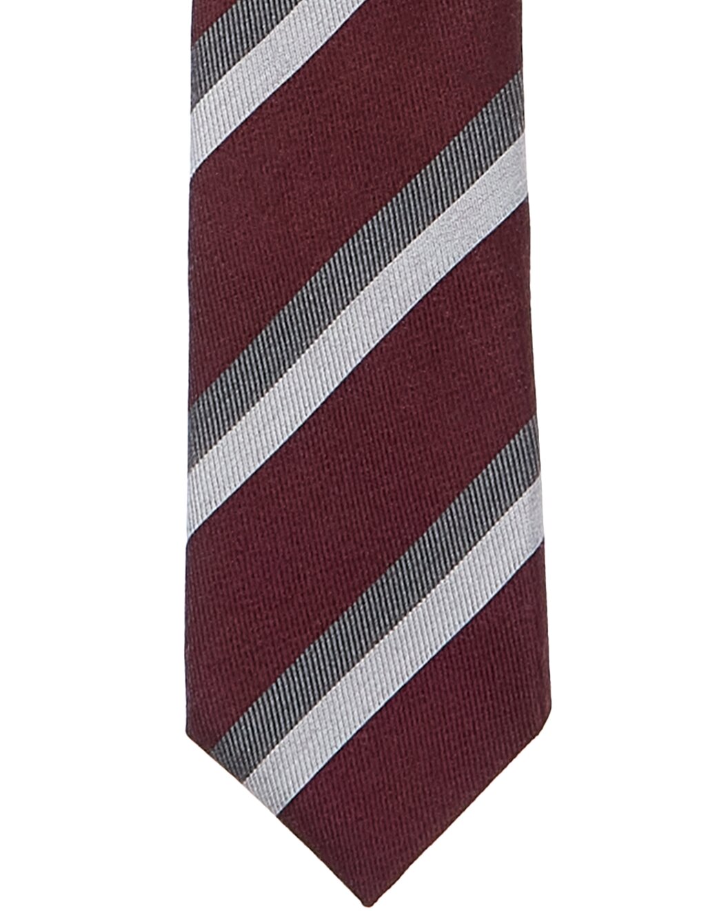 BRUNELLO CUCINELLI MEN'S WOOL BLEND STRIPED TIE NEW
