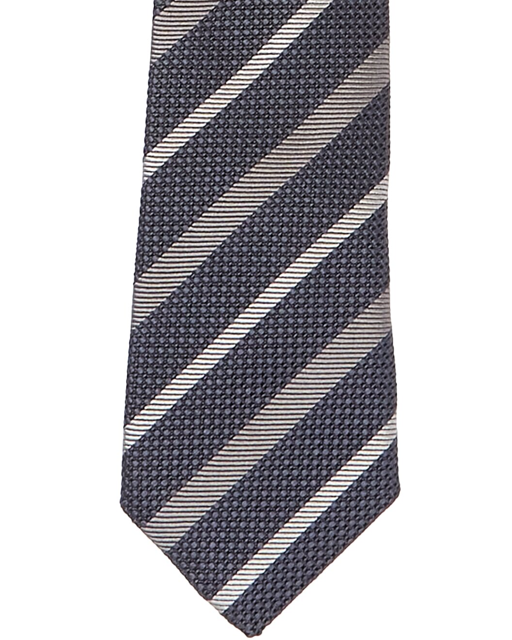 BRUNELLO CUCINELLI MEN'S 100% SILK STRIPED TIE NEW