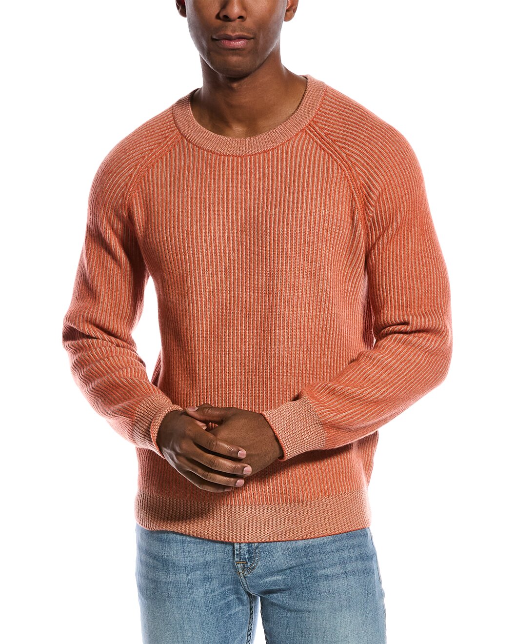 BRUNELLO CUCINELLI MEN'S 100% CASHMERE CREW NECK SWEATER / PULLOVER
