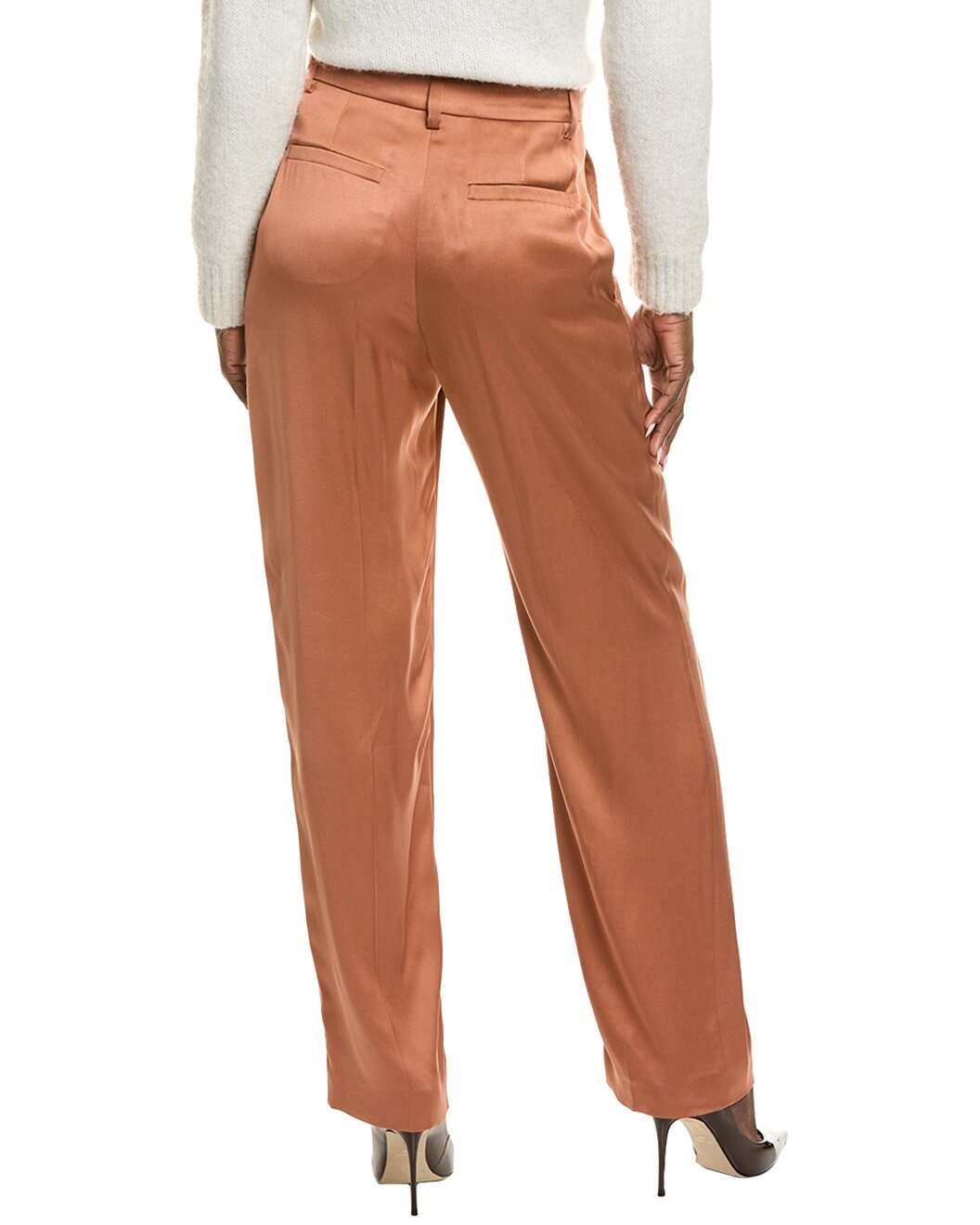BRUNELLO CUCINELLI WOMEN'S CASUAL SILK DRES PANTS/TROUSERS