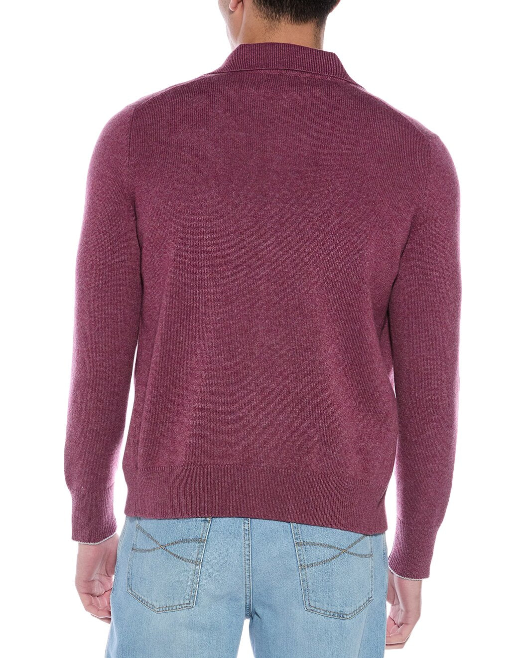 BRUNELLO CUCINELLI MEN'S 100% CASHMERE BUTTON DOWN CARDIGAN STYLE KNIT SWEATER