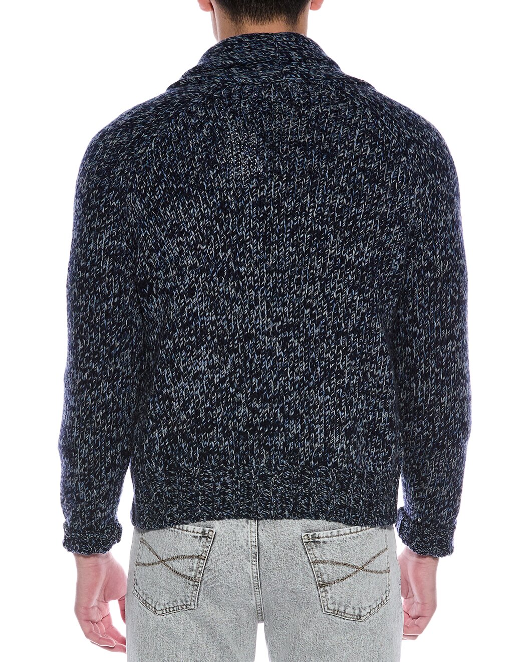 BRUNELLO CUCINELLI MEN'S TWO TONE CASHMERE BLEND KNIT CARDIGAN/SWEATER NEW