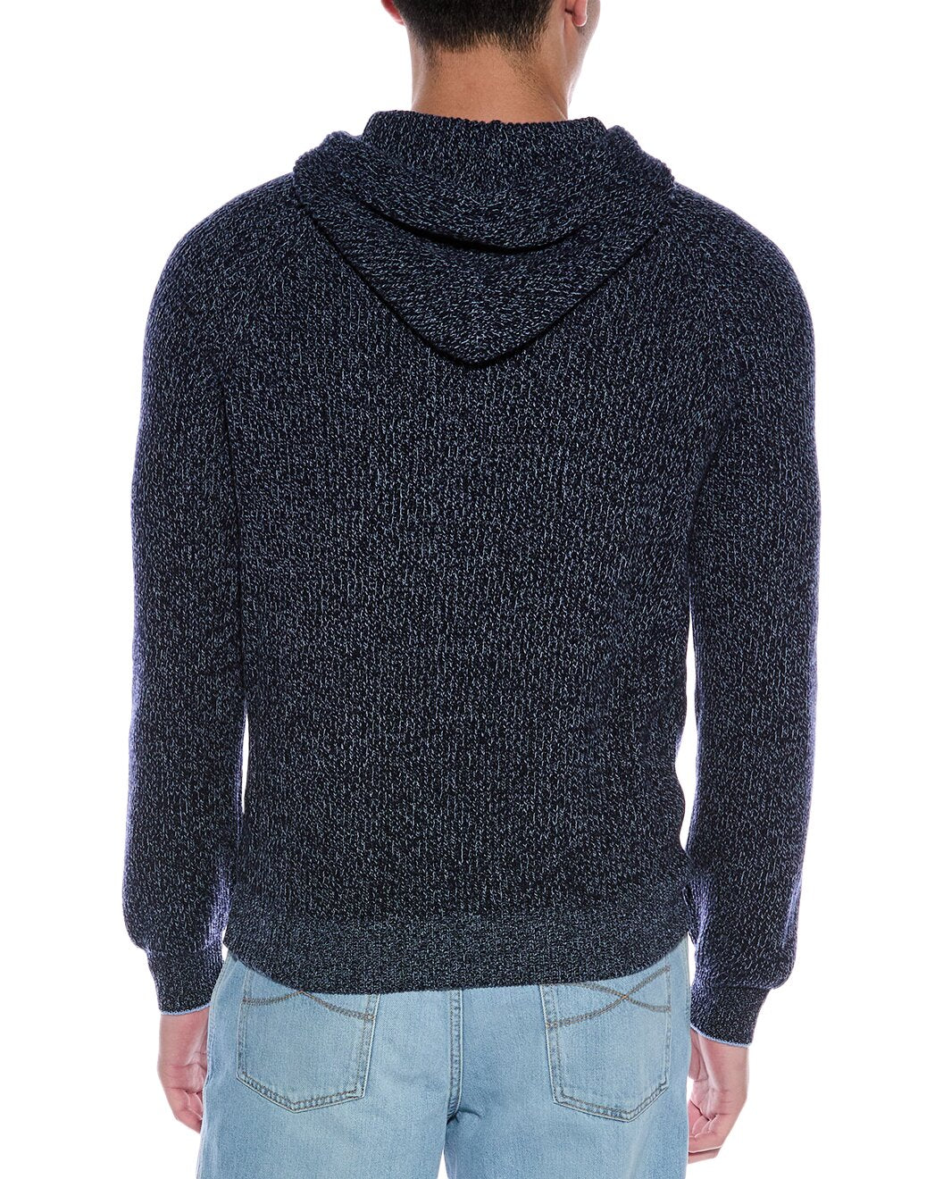 BRUNELLO CUCINELLI MEN'S CASHMERE BLEND KNIT HOODIE PULLOVER/SWEATER NEW