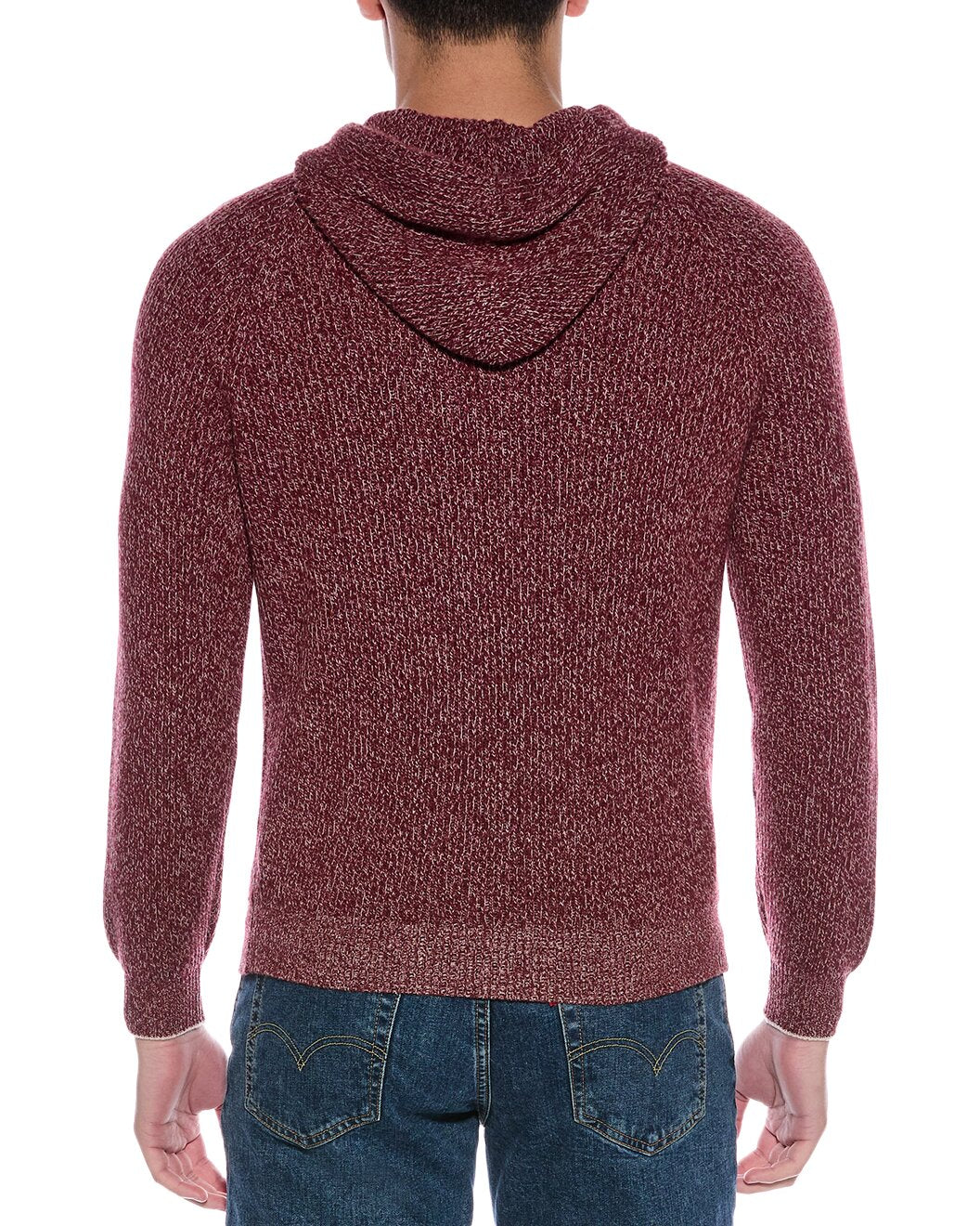 BRUNELLO CUCINELLI MEN'S CASHMERE BLEND KNIT HOODIE PULLOVER/SWEATER NEW