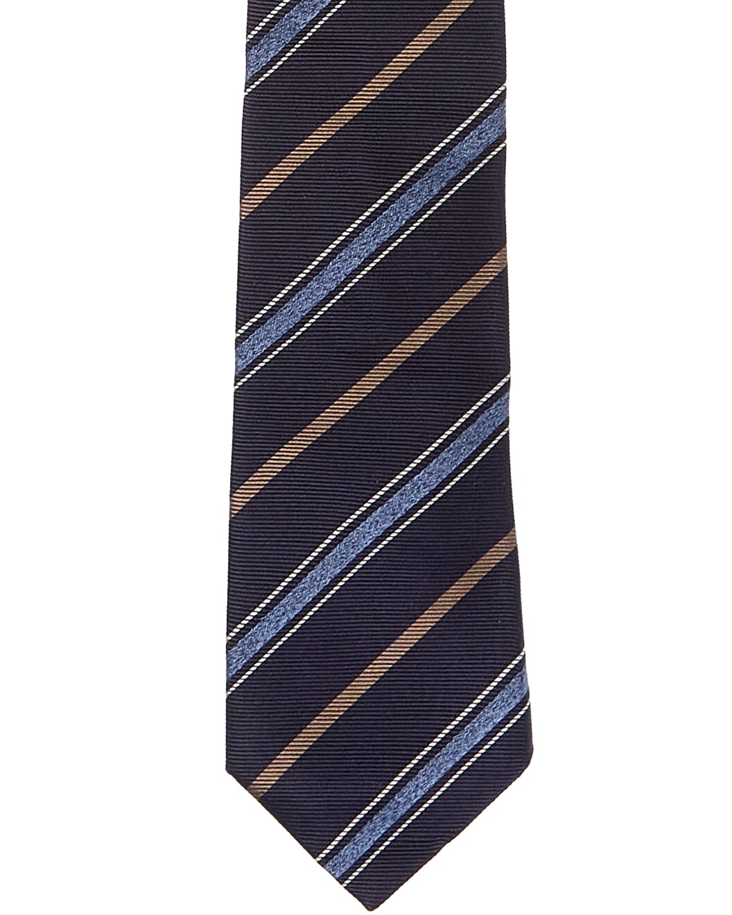 BRUNELLO CUCINELLI MEN'S 100% SILK STRIPED TIE NEW