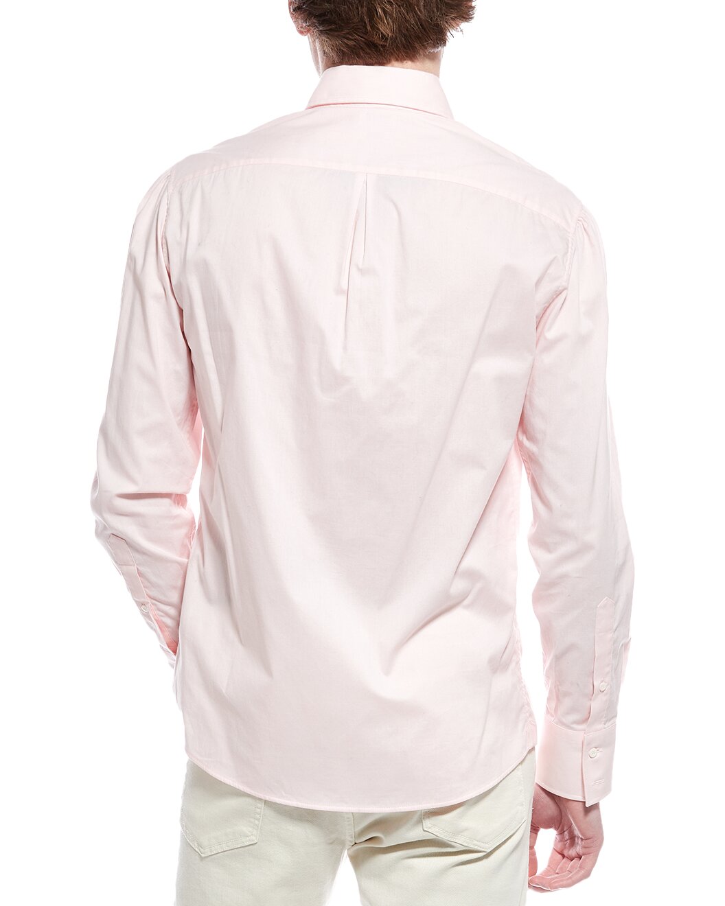 BRUNELLO CUCINELLI MEN'S FLAMINGO BUTTON-UP SHIRT