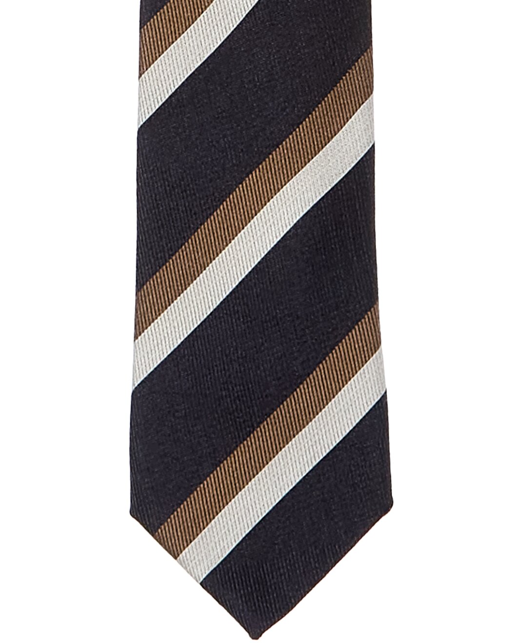 BRUNELLO CUCINELLI MEN'S WOOL BLEND STRIPED TIE NEW
