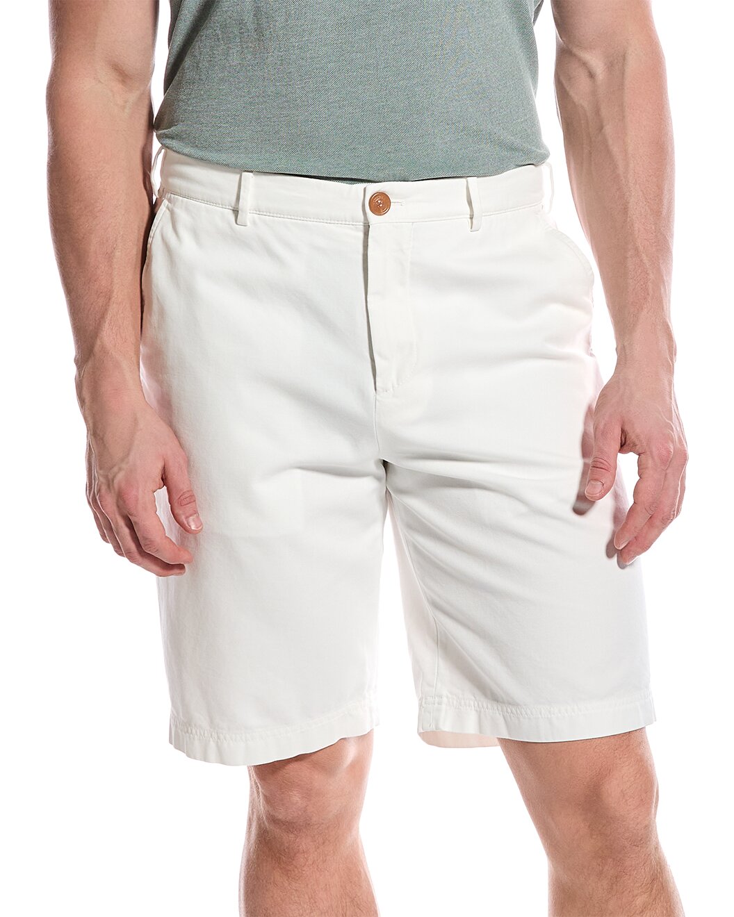 BRUNELLO CUCINELLI MEN'S SNOW COTTON SHORTS