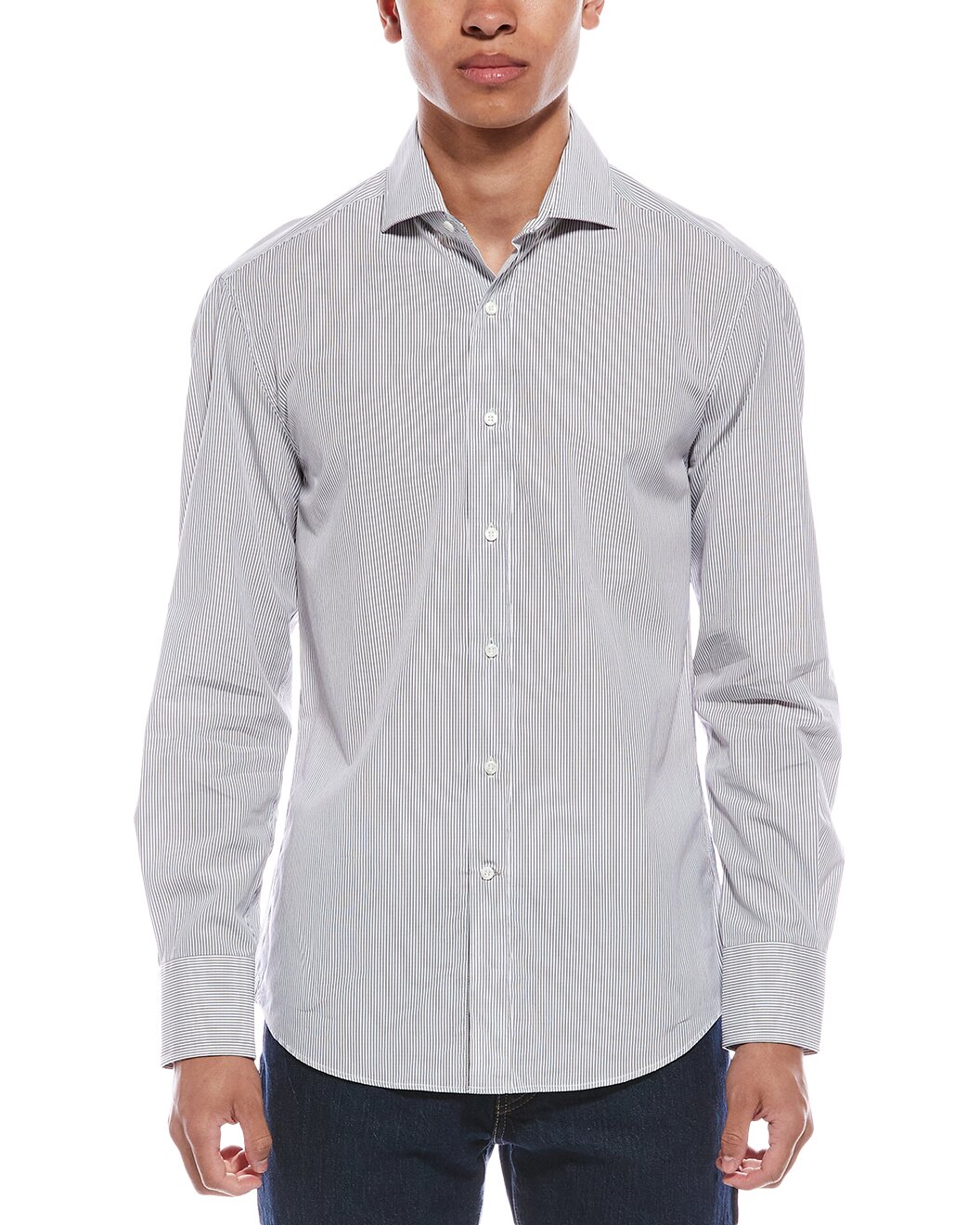 BRUNELLO CUCINELLI MEN'S CASUAL SLIM FIT LONG SLEEVE BUTTON DOWN SHIRT NEW