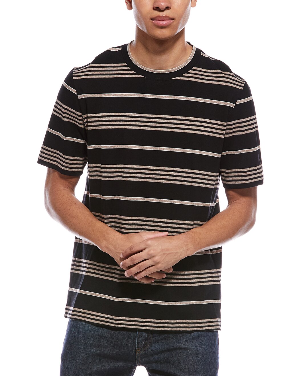 BRUNELLO CUCINELLI MEN'S 100% COTTON CREW NECK SHORT SLEEVE CASUAL T-SHIRT NEW