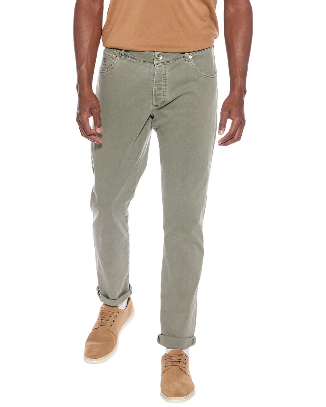 BRUNELLO CUCINELLI MEN'S 100% COTTON SKINNY FIT 5 POCKET DENIM JEAN PANTS NEW