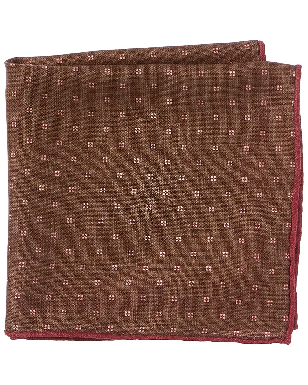 BRUNELLO CUCINELLI MEN'S 100% SILK GEOMETRIC POCKET SQUARE