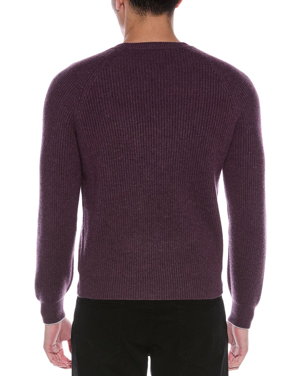 BRUNELLO CUCINELLI MEN'S 100% CASHMERE CREW NECK KNIT SWEATER/PULLOVER