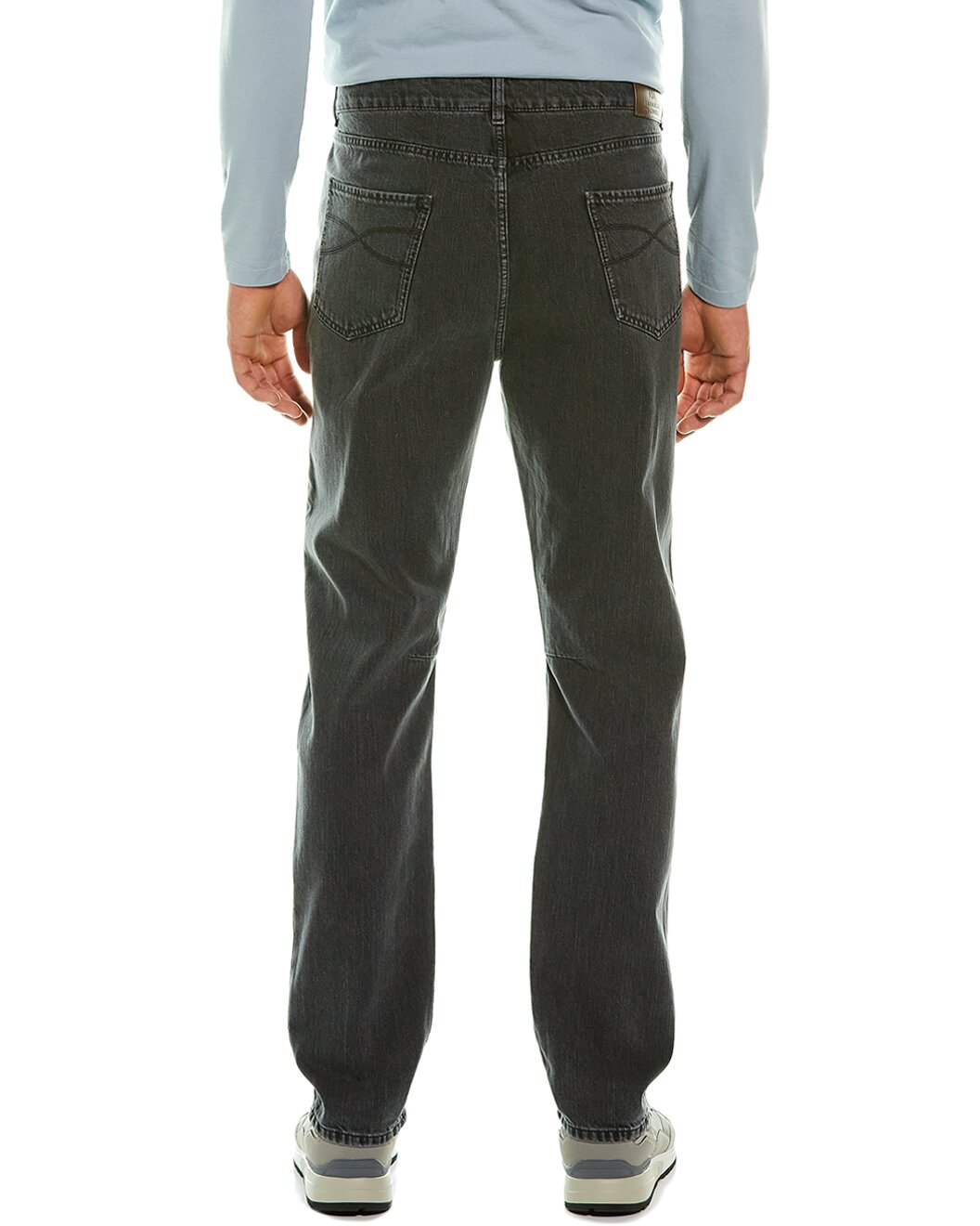 BRUNELLO CUCINELLI MEN'S MEDIUM GRAY DENIM JEANS