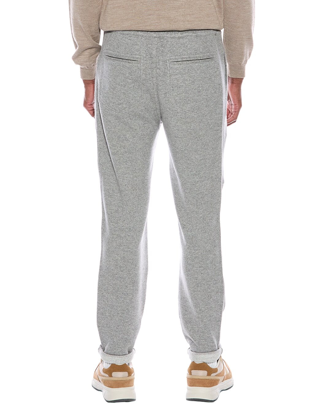 BRUNELLO CUCINELLI MEN'S 100% CASHMERE CASUAL ATHLETHIC FASHION GYM PANTS NEW