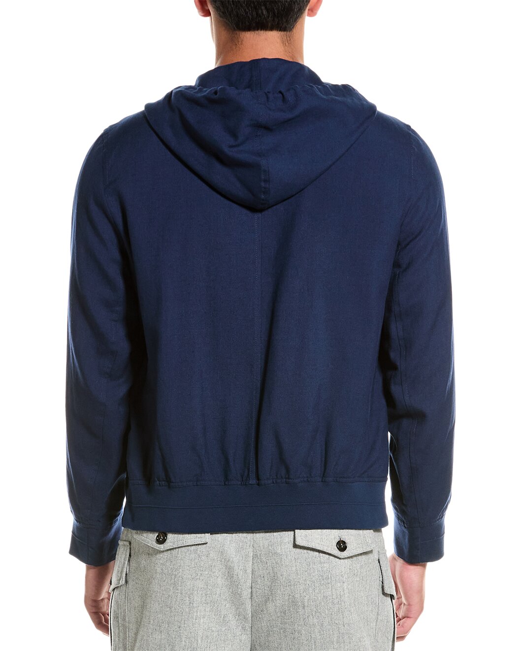 BRUNELLO CUCINELLI MEN'S WOOL BLEND ATHLETHIC STYLE HOODIE SWEATER/JACKET NEW