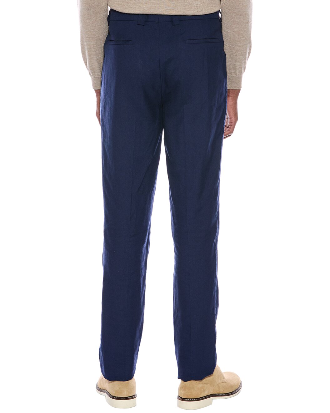 BRUNELLO CUCINELLI MEN'S LINEN BLEND LEISURE FIT CASUAL PANTS/TROUSERS