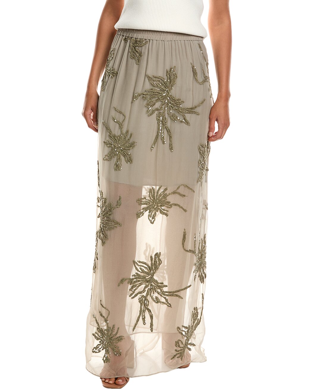 BRUNELLO CUCINELLI WOMEN'S SKIRT MF940G3393_C8694 NWT