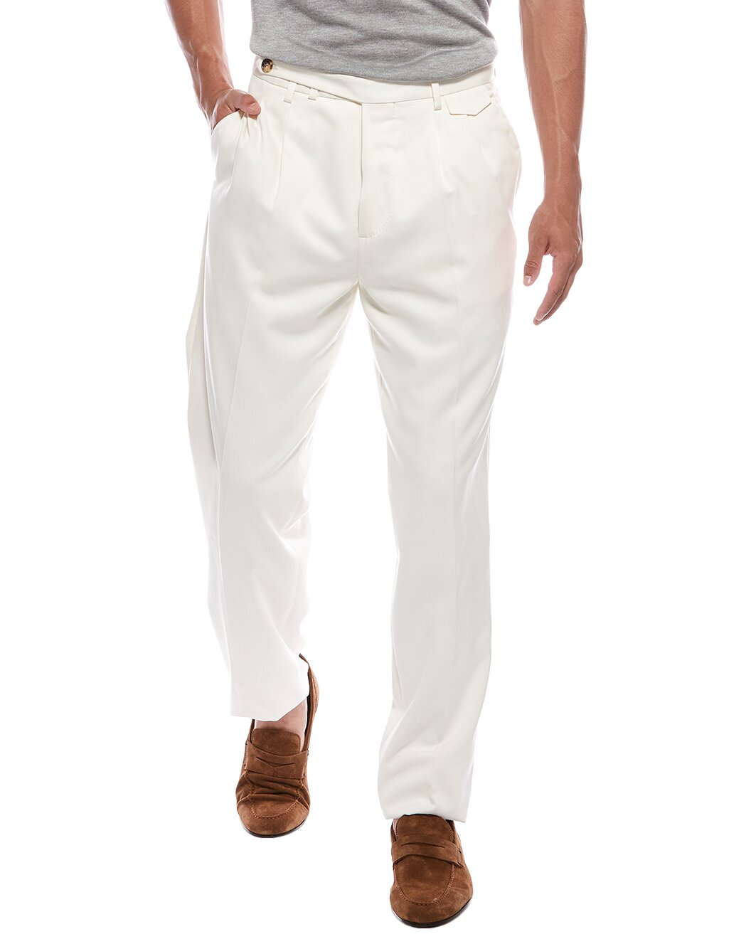BRUNELLO CUCINELLI MEN'S PANTS MB412L00R_C101 NWT