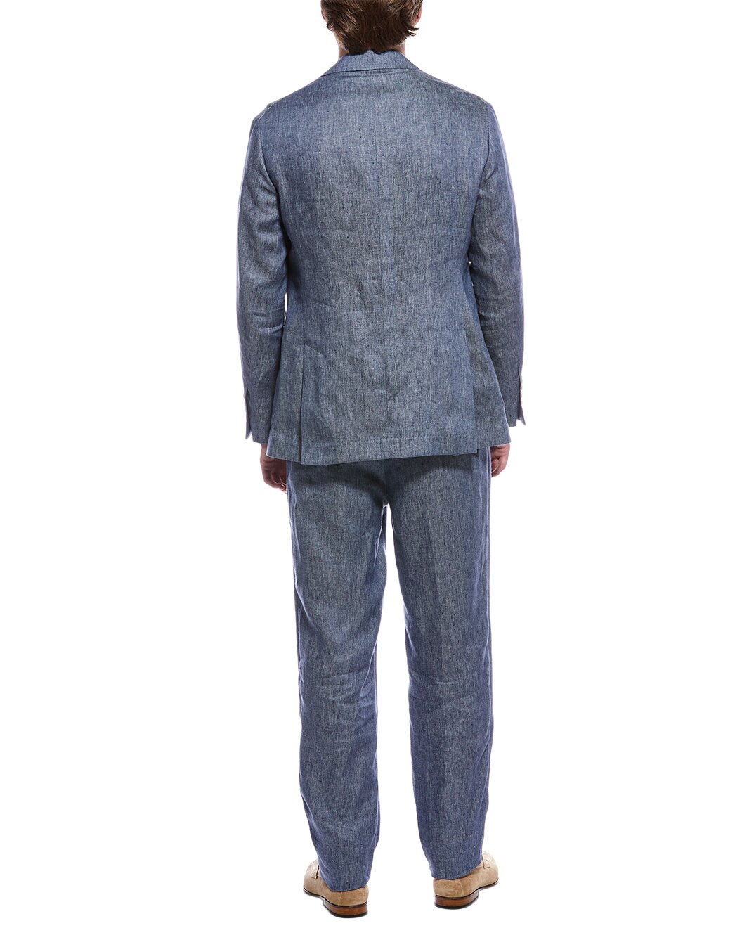 BRUNELLO CUCINELLI MEN'S 100% LINEN 3 BUTTON CASUAL SUIT NEW