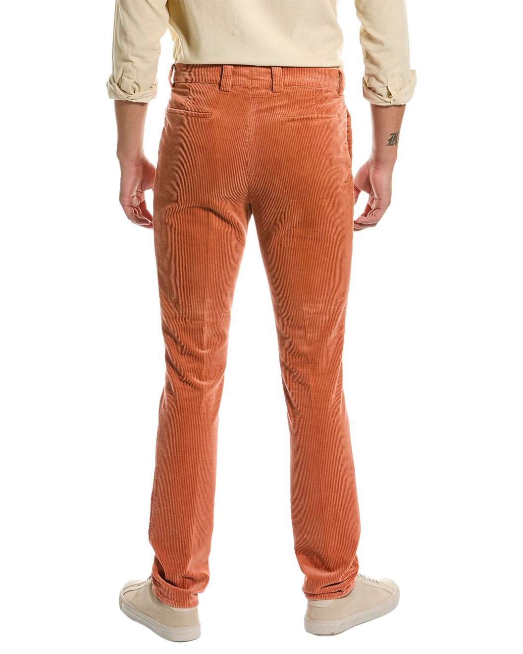 BRUNELLO CUCINELLI MEN'S 100% COTTON LEISURE FIT CASUAL CORDUROY PANTS
