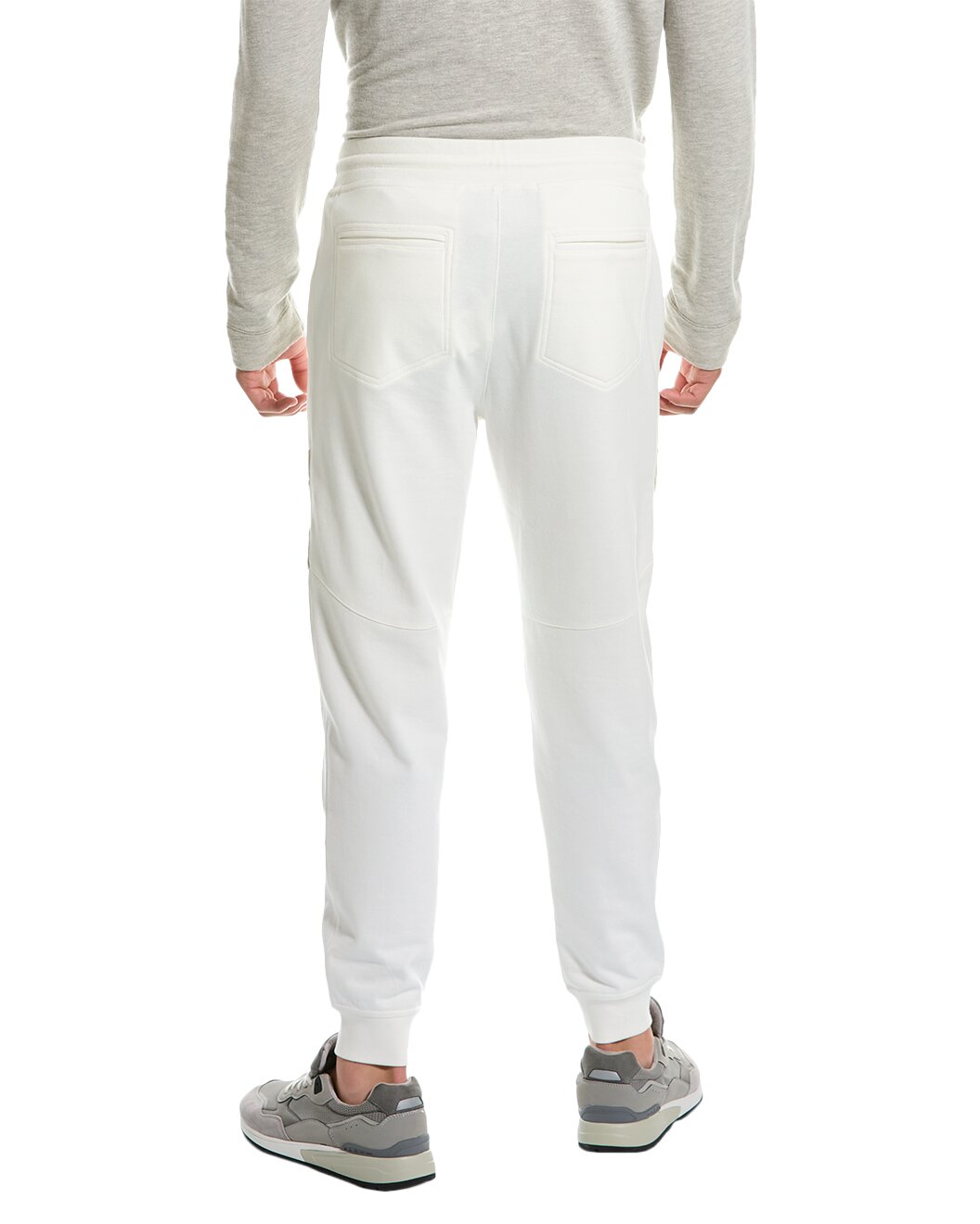 BRUNELLO CUCINELLI MEN'S BRUSHED COTTON ATHLETHIC FASHION GYM SWEATPANTS