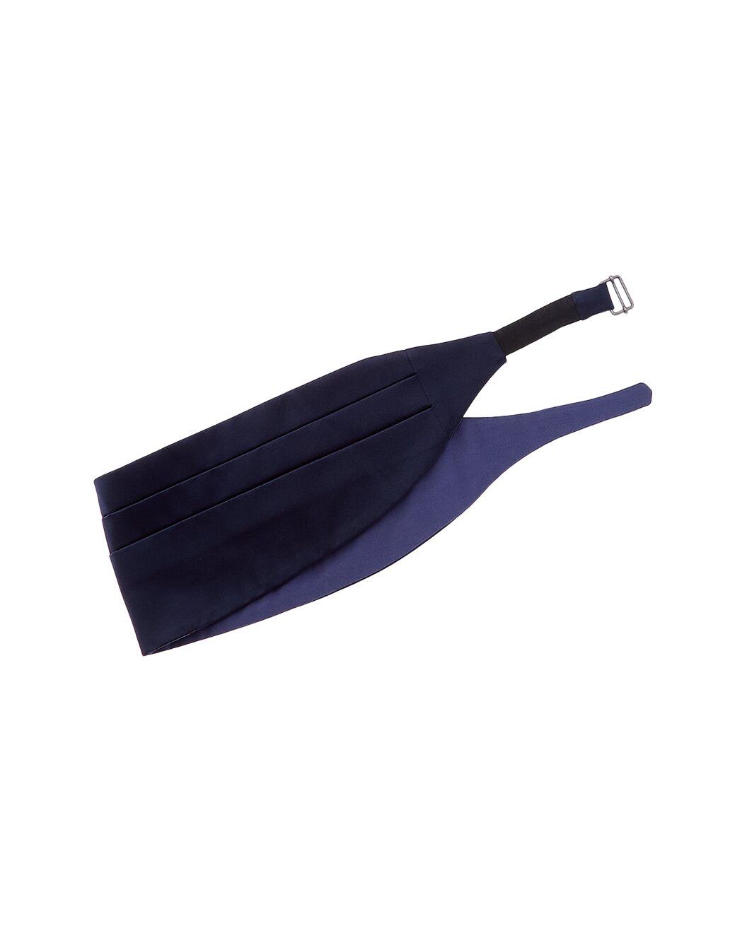 BRUNELLO CUCINELLI MEN'S SILK BLEND NAVY BLUE CUMMBERBUND