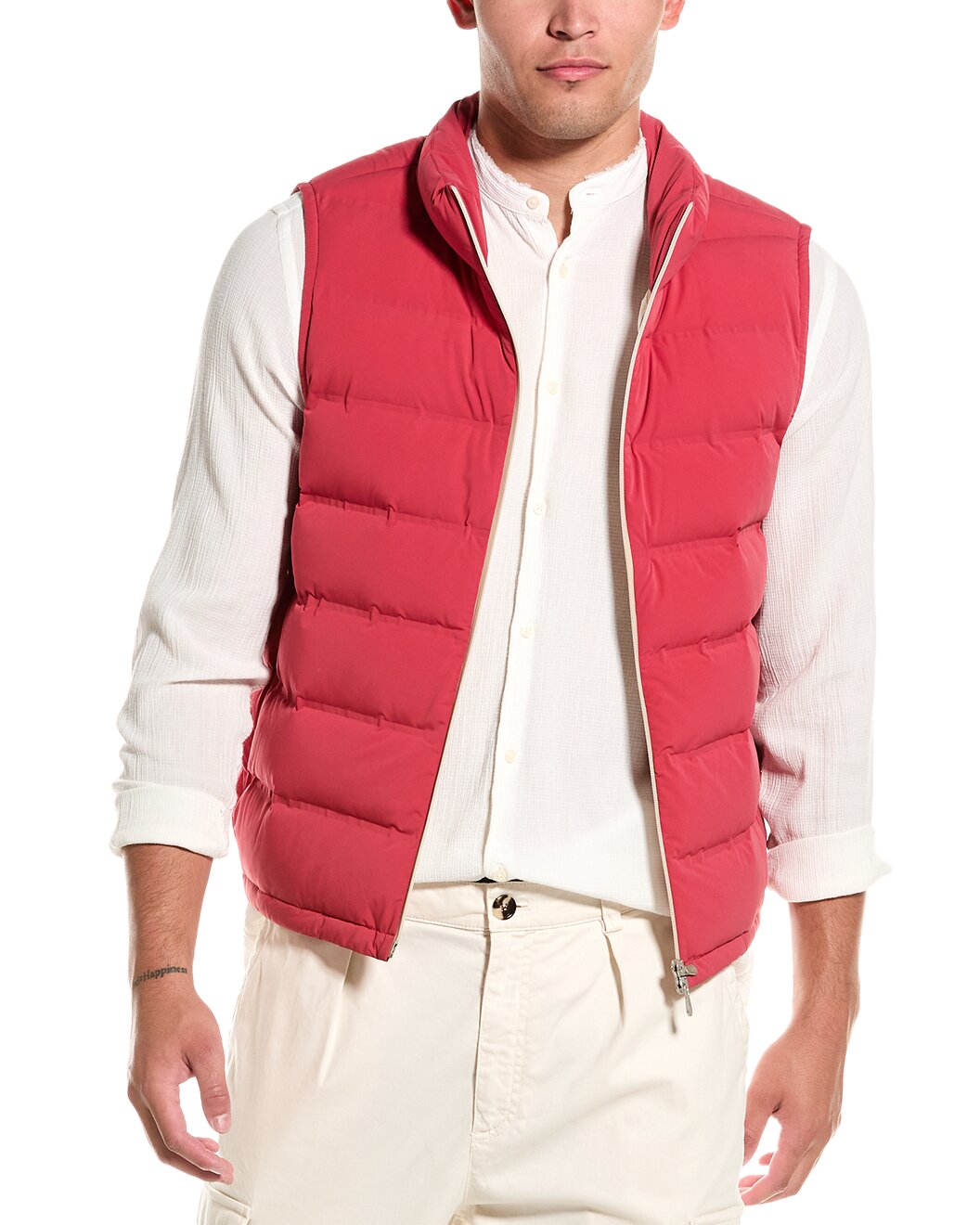 BRUNELLO CUCINELLI MEN'S CASUAL ATHLETIC QUILTED PUFFER VEST/OUTERWEAR NEW