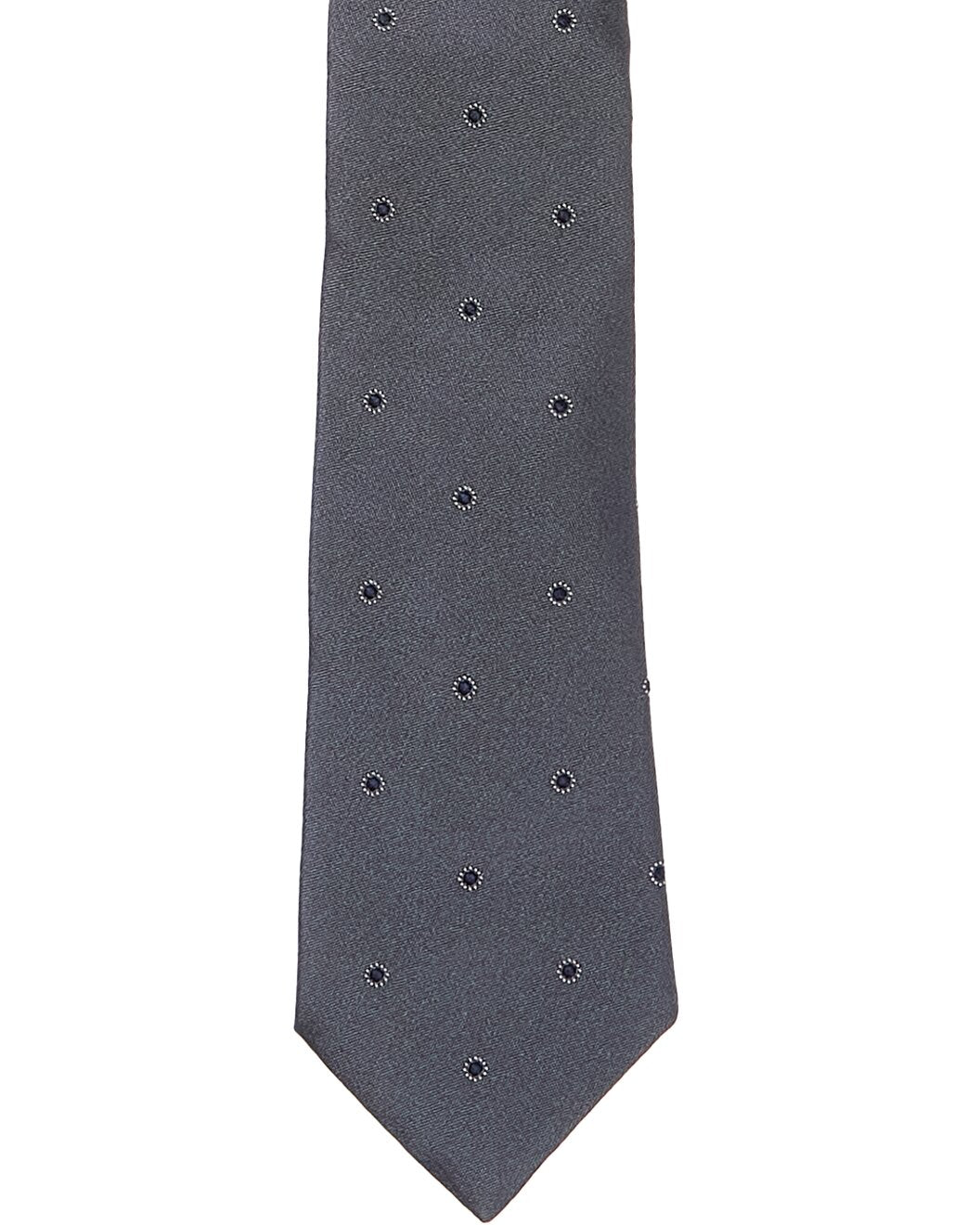 BRUNELLO CUCINELLI MEN'S 100% SILK GRAY SKINNY TIE NEW