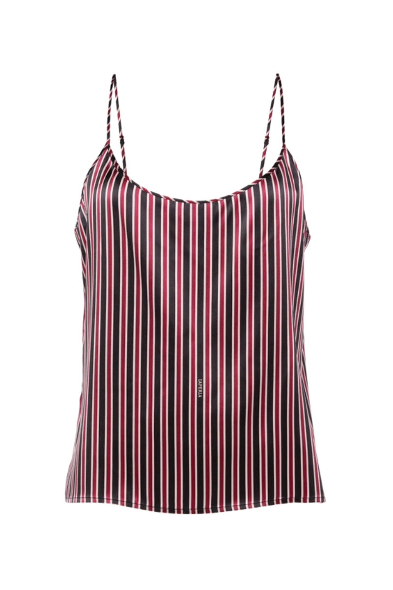 La Perla Silk Striped Camisole Top