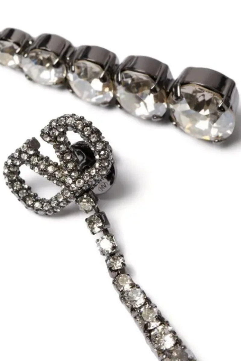 Valentino Garavani 
Vlogo Rhinestone Stud Earrings
